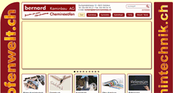 Desktop Screenshot of bernard-kaminbau.ch